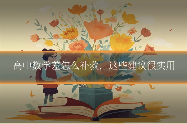 高中数学差怎么补救，这些建议很实用