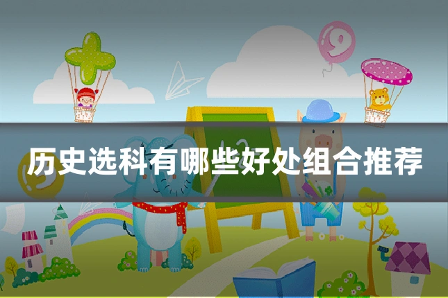 历史选科有哪些好处组合推荐