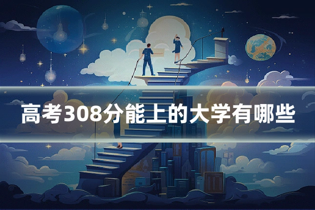 高考308分能上的大学有哪些