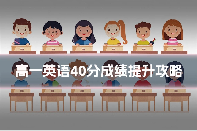 高一英语40分成绩提升攻略