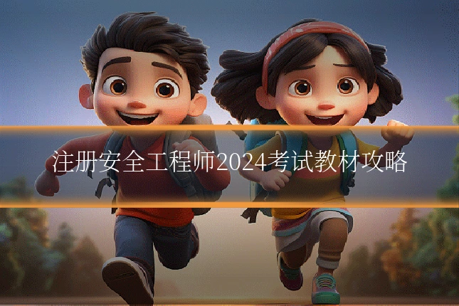 注册安全工程师2024考试教材攻略