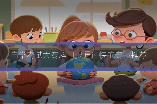 自学考试大专科目少通过快的专业推荐