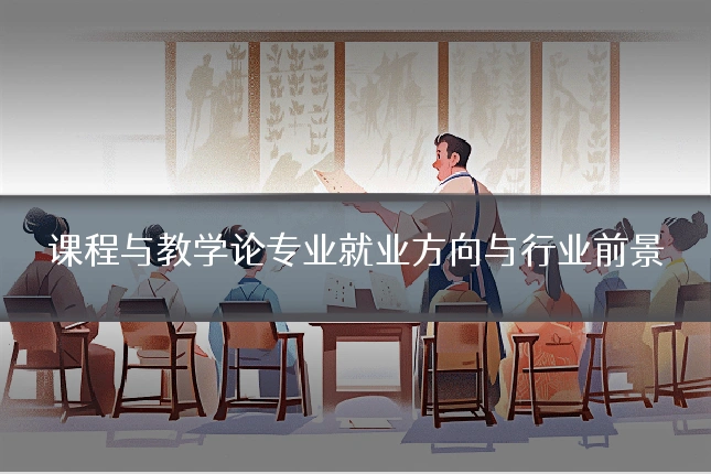 课程与教学论专业就业方向与行业前景