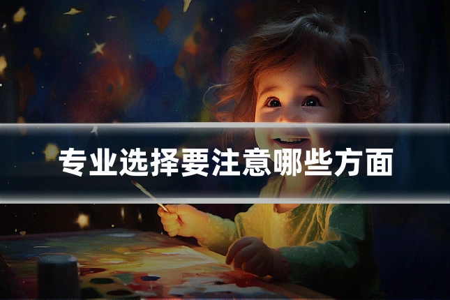 专业选择要注意哪些方面