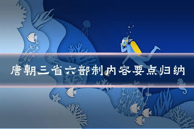 唐朝三省六部制内容要点归纳