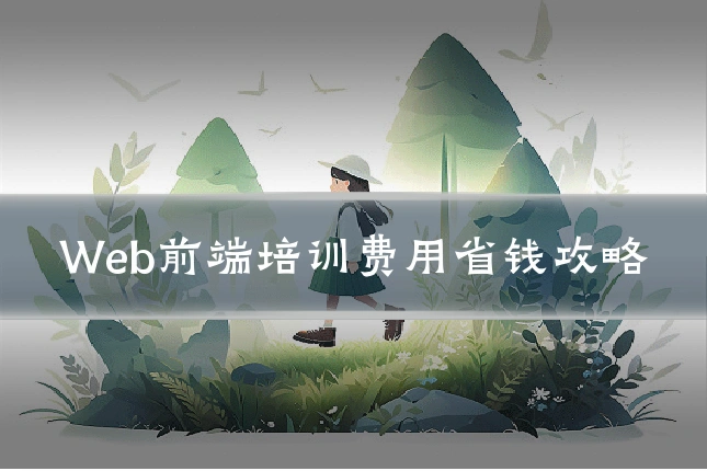 Web前端培训费用省钱攻略