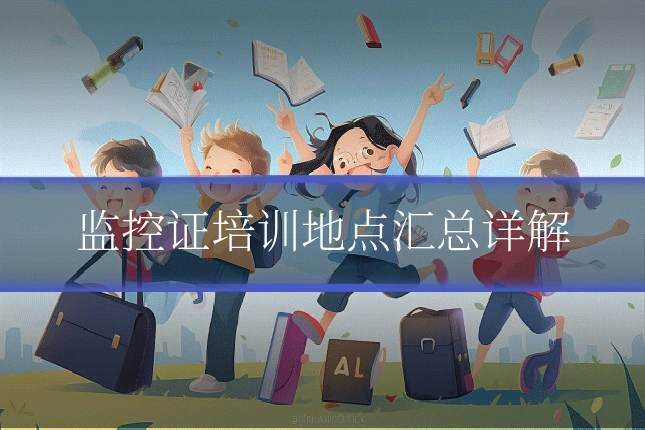 监控证培训地点汇总详解