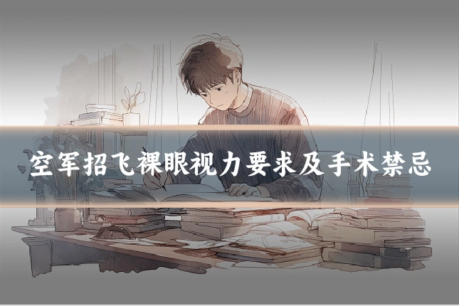 空军招飞裸眼视力要求及手术禁忌