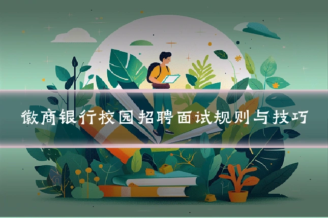 徽商银行校园招聘面试规则与技巧