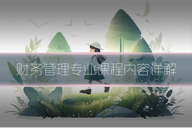 财务管理专业课程内容详解