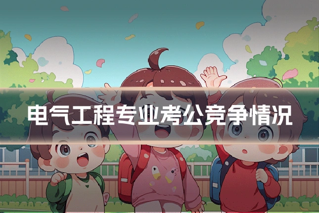 电气工程专业考公竞争情况