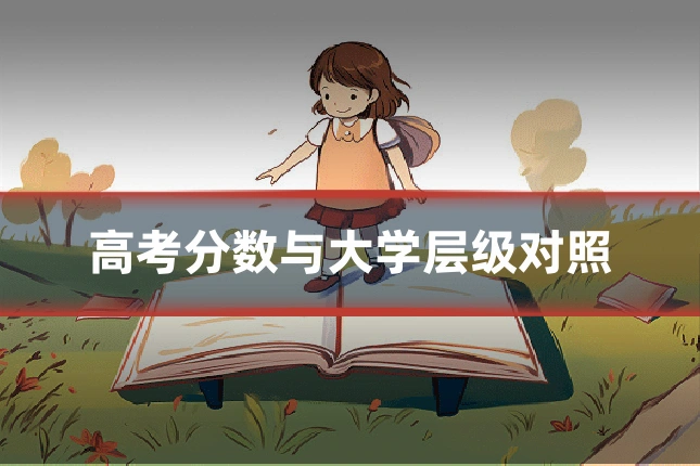 高考分数与大学层级对照