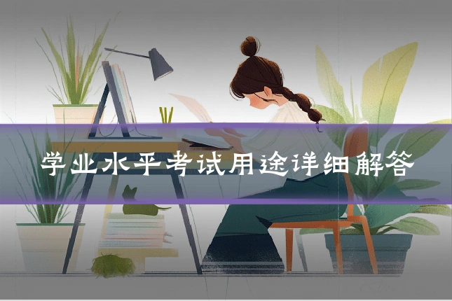 学业水平考试用途详细解答