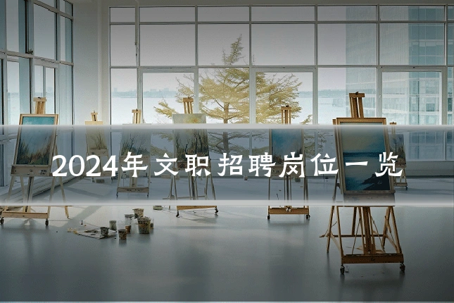 2024年文职招聘岗位一览