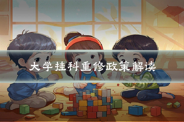大学挂科重修政策解读