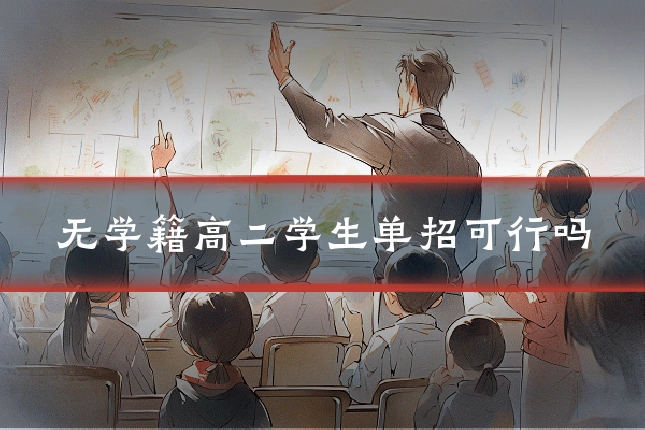 无学籍高二学生单招可行吗