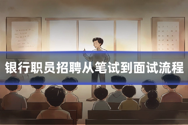 银行职员招聘从笔试到面试流程