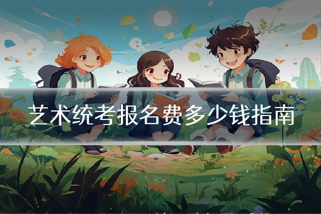 艺术统考报名费多少钱指南