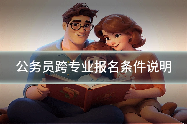 公务员跨专业报名条件说明