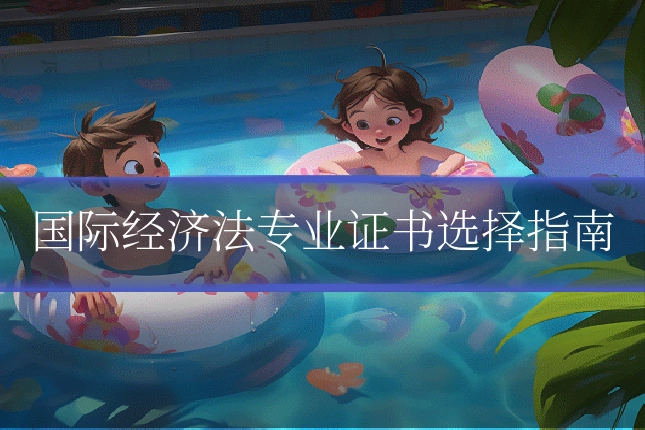国际经济法专业证书选择指南