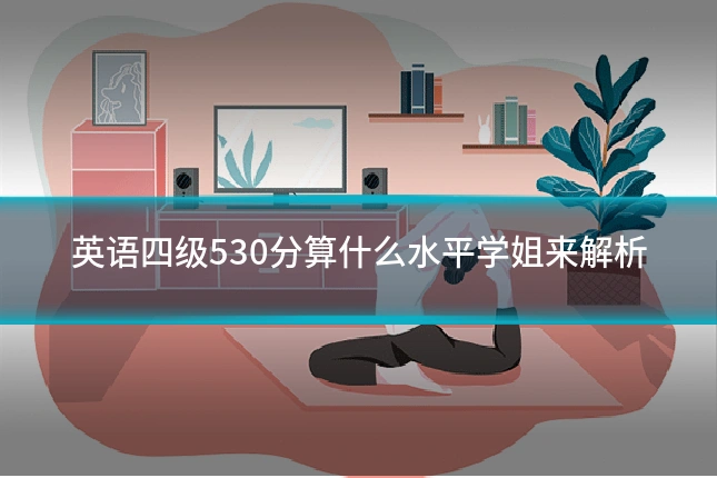 英语四级530分算什么水平学姐来解析