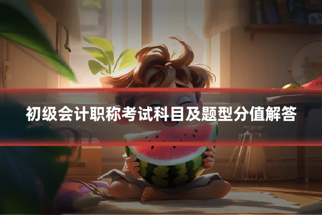 初级会计职称考试科目及题型分值解答
