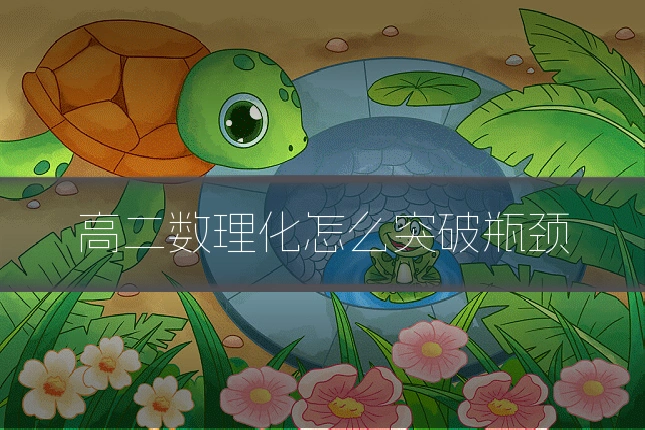 高二数理化怎么突破瓶颈