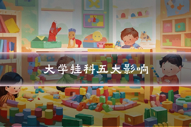 大学挂科五大影响