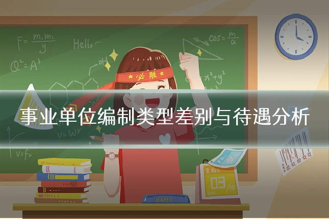 事业单位编制类型差别与待遇分析