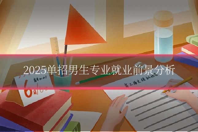 2025单招男生专业就业前景分析