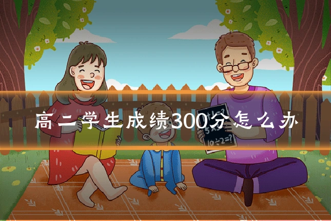 高二学生成绩300分怎么办
