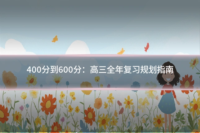400分到600分：高三全年复习规划指南