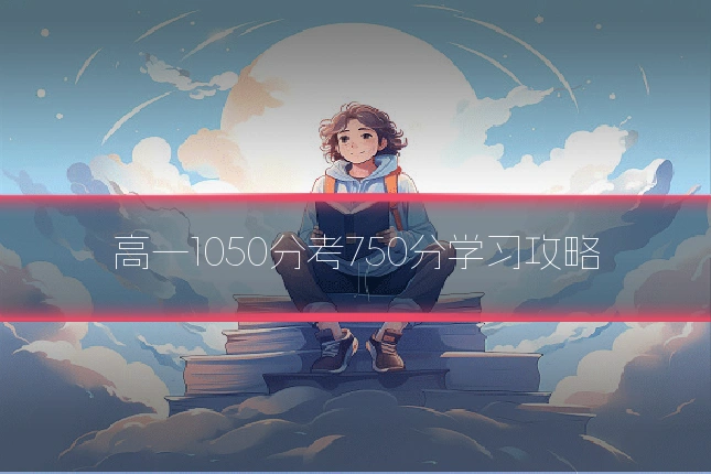 高一1050分考750分学习攻略