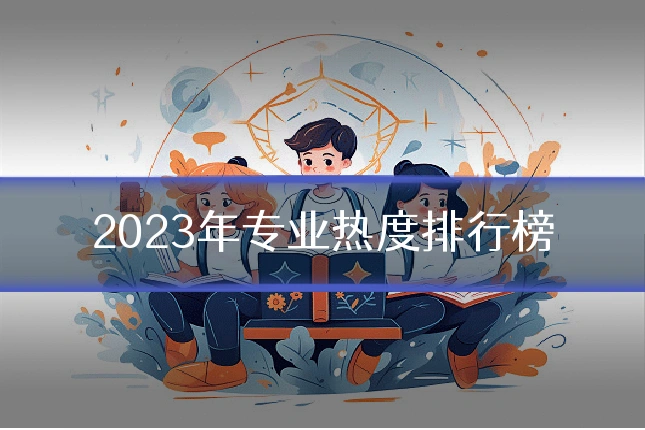 2023年专业热度排行榜