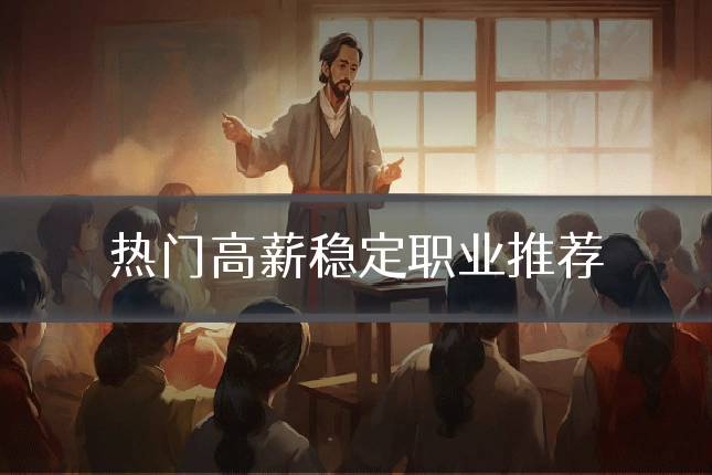 热门高薪稳定职业推荐