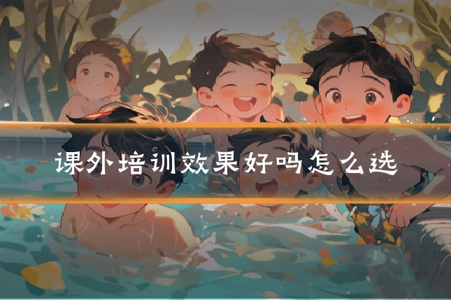 课外培训效果好吗怎么选