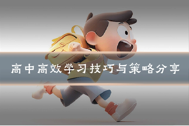 高中高效学习技巧与策略分享