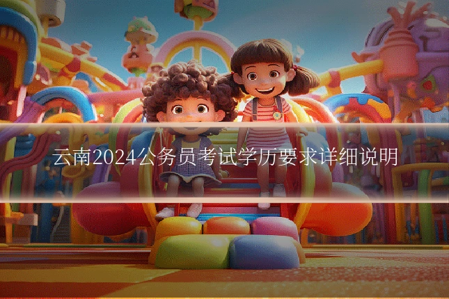云南2024公务员考试学历要求详细说明
