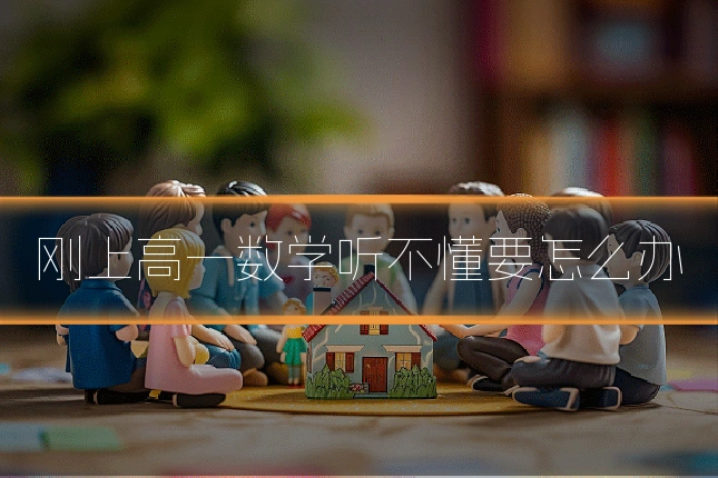 刚上高一数学听不懂要怎么办