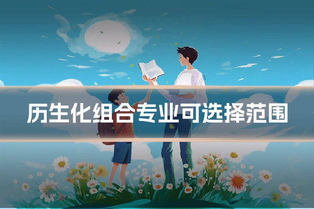 历生化组合专业可选择范围