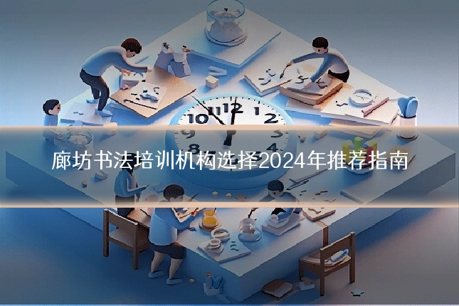 廊坊书法培训机构选择2024年推荐指南