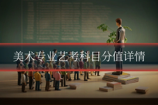 美术专业艺考科目分值详情