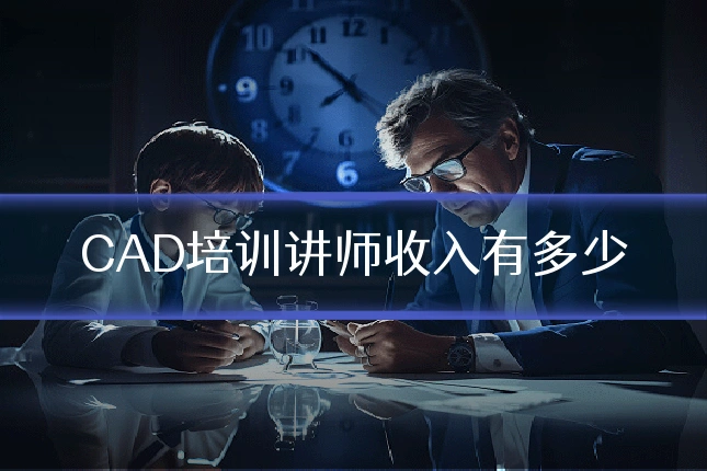 CAD培训讲师收入有多少