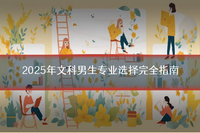 2025年文科男生专业选择完全指南