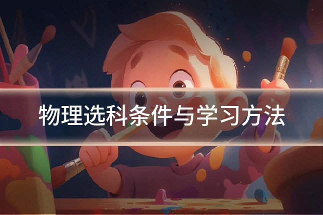物理选科条件与学习方法
