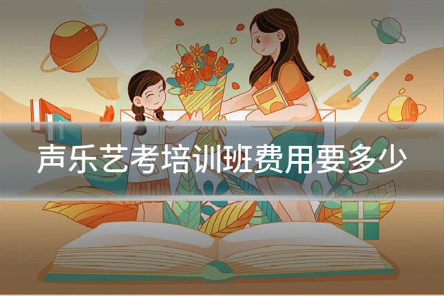 声乐艺考培训班费用要多少