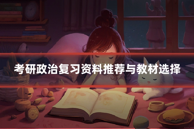 考研政治复习资料推荐与教材选择