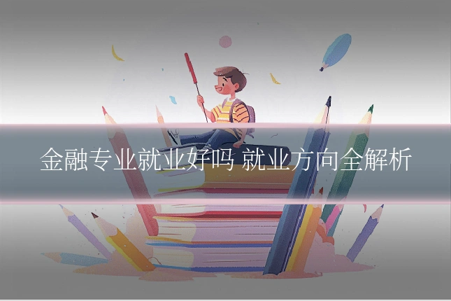 金融专业就业好吗 就业方向全解析