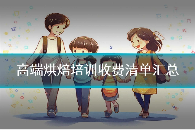 高端烘焙培训收费清单汇总