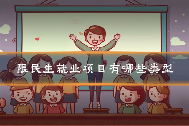 限民生就业项目有哪些类型